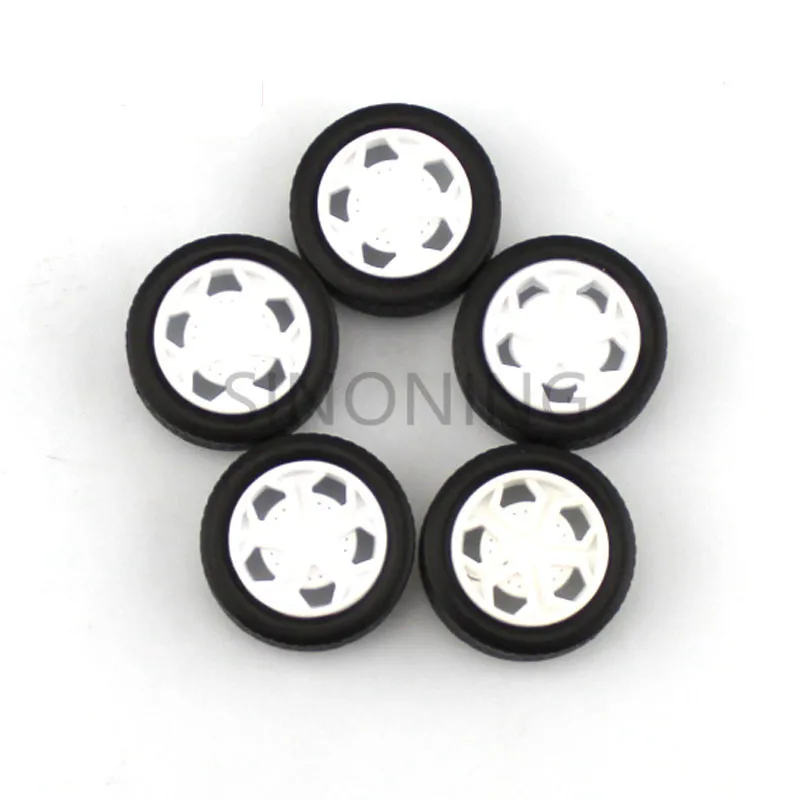 

10pcs/lot Diameter 26mm Tires Rubber Toy Car Wheel Part DIY model accessories