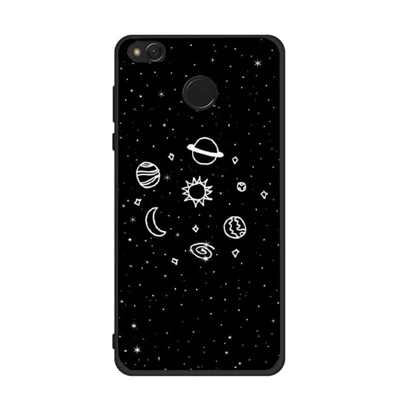 Силиконовый чехол Star Moon для Xio mi Red mi Note 5 Pro Note 4 5A, роскошный Художественный Черный чехол для телефона Xio mi Red mi 4X mi A1 5X Funda