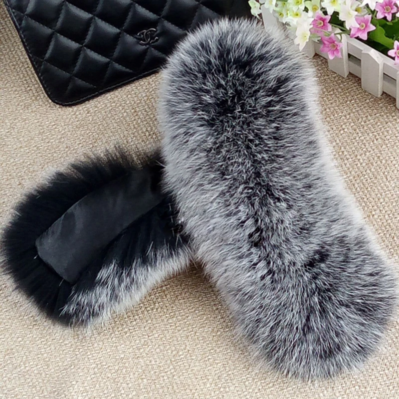 HSPL Настоящий Лисий шарф для женщин Модный зимний китайский меховой воротник