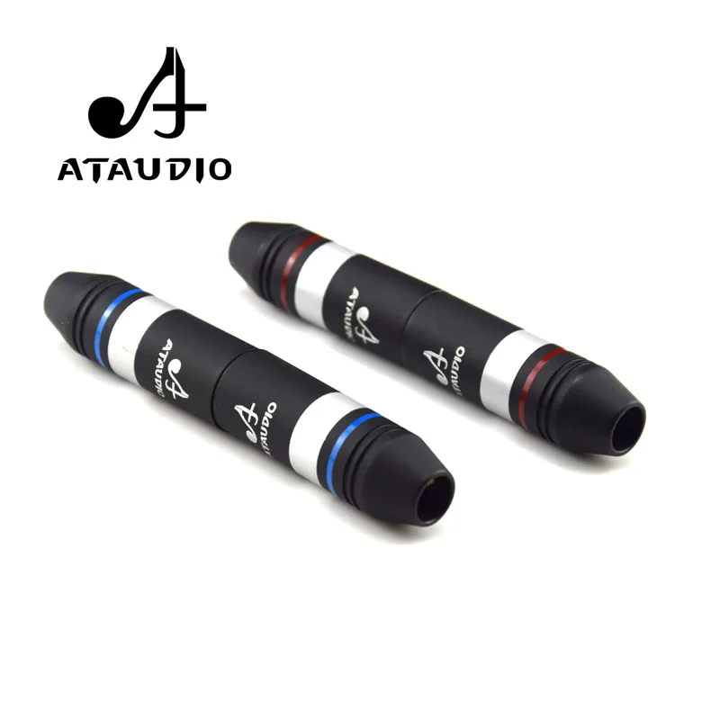 Позолоченный Hi Fi разъем ATAUDIO XLR штекер и гнездо end 3 контактный для самостоятельной