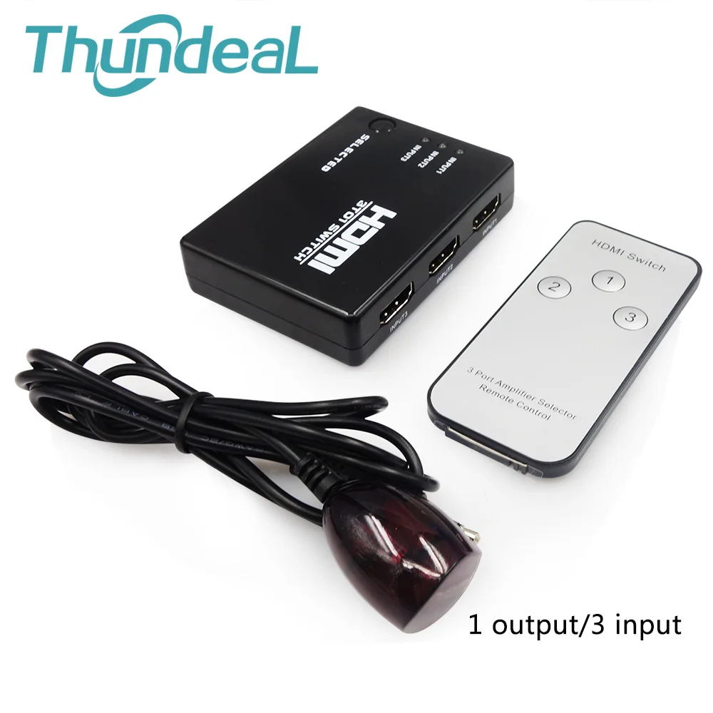 ThundeaL для PS3 Xbox HD ТВ DVD проектор не разветвитель HDMI преключатель 3/5 Вход до 1 Выход 1080