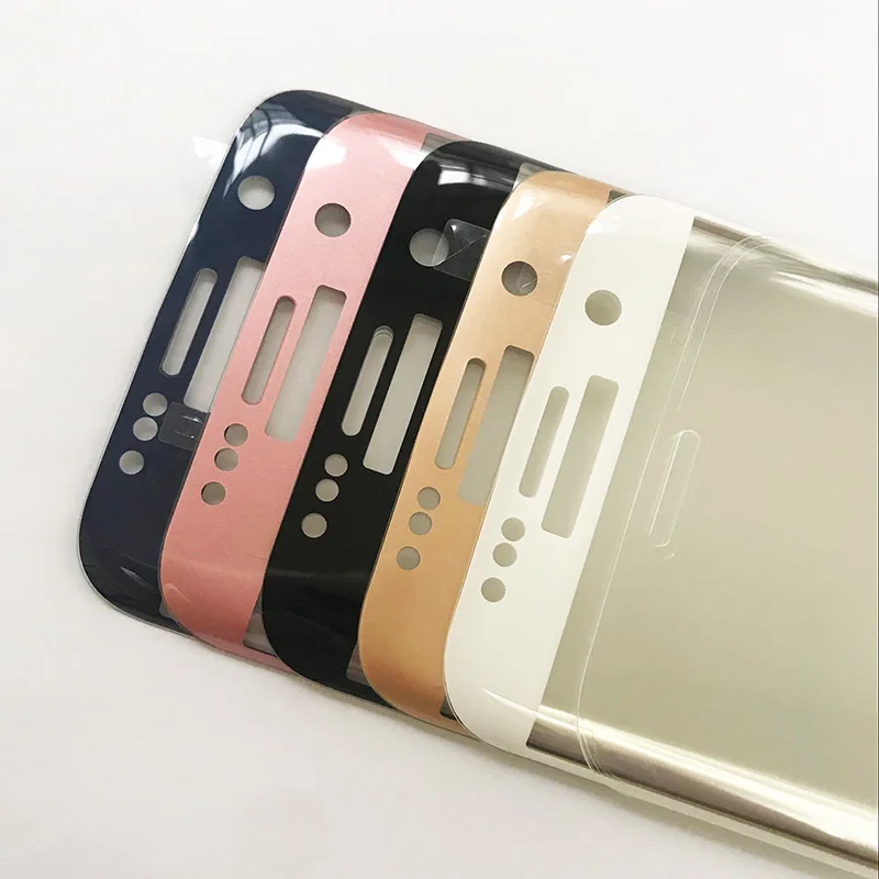 5 шт./лот 3D защитное стекло на весь экран для S6 edge plus S7 закаленное от края до