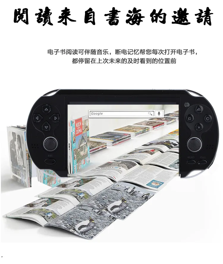 CoolbabyHandheld игровая консоль 4,3 дюймовый экран двойной рокер 4G/8G памяти ностальгические классические видеоигры для psp ручной C