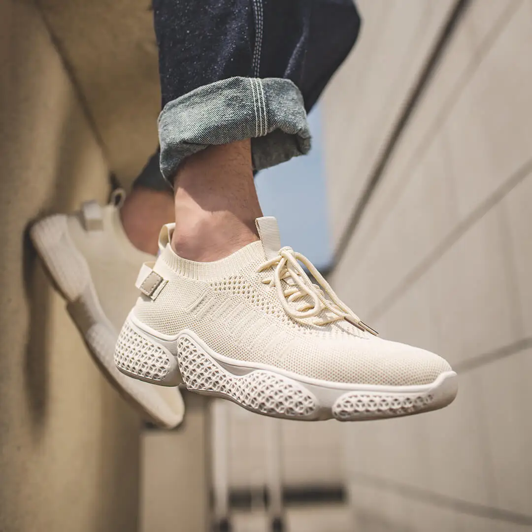 Xiaomi Flying Woven Breathable Socks Sports Shoes Cushioning Non-slip Wear Design Perspiration Light Men's Casual | Обувь