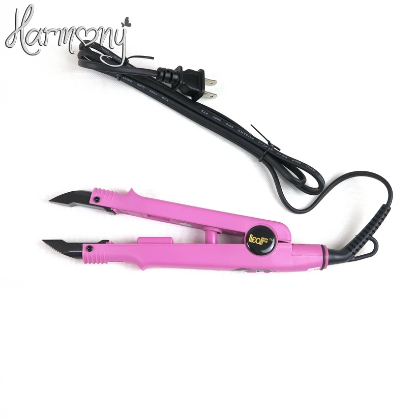 FREE shipping!!! Black Pink new Fusion Hair Extension Iron Keratin Bonding Tool Adjustable Temperature Fusion Heat Connecto