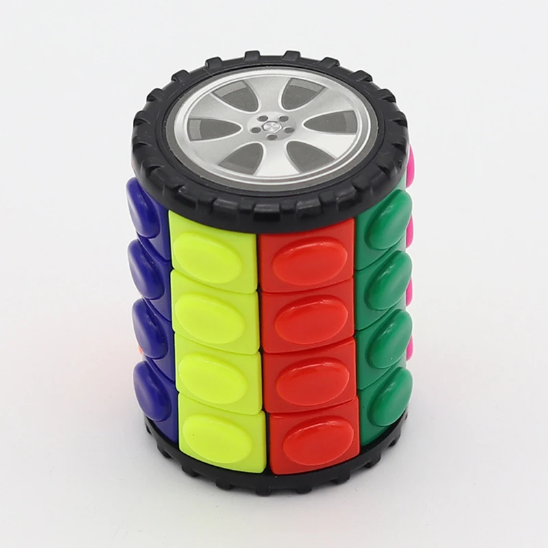 New 3D Rotate Slide Babylon Tower Stress Cube Puzzle Toy Kids Adult Color Cylinder Sliding Sensory Gift | Игрушки и хобби