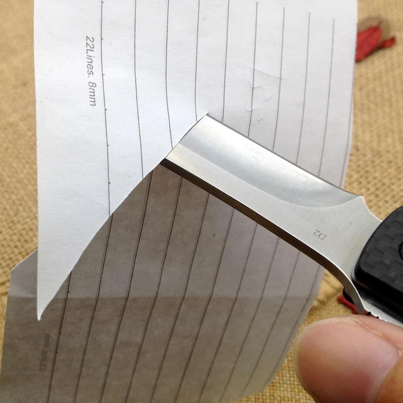 Японская бритва D2 складной нож из стали походные карманные ножи для охоты ручные