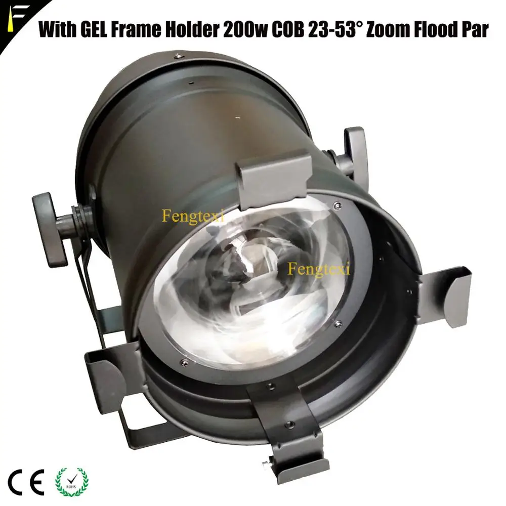 2 * передсветильник свет Par64 Светодиодный 3000k/5600k 200w Zoom Par Head светильник с плавным
