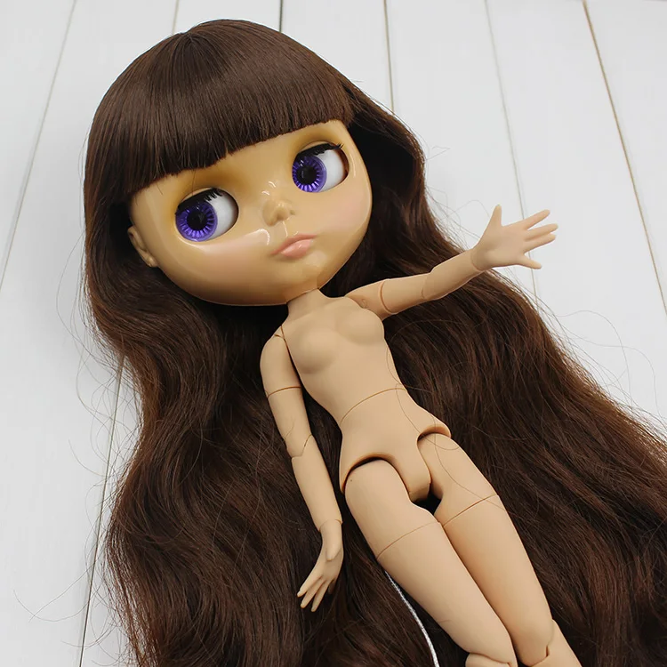 

ICY DBS Blyth Doll Serires No.280BL9768 For Brown hair with bangs JOINT body 1/6 bjd