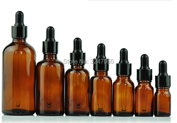 5ml10ml15ml20ml30ml50ml100ml элегантный коричневый флакон капельница для эфирного масла