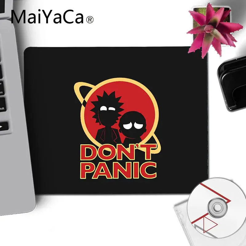 No Lock Edge25x29cm MaiYaCa, Рик и Морти, забавные маленькие игровые коврики для мыши, Настольный коврик, нескользящий коврик для ноутбука, компьютера, игровой коврик для мыши, игровой коврик для геймера, Настольный коврик - Цвет: No Lock Edge25x29cm