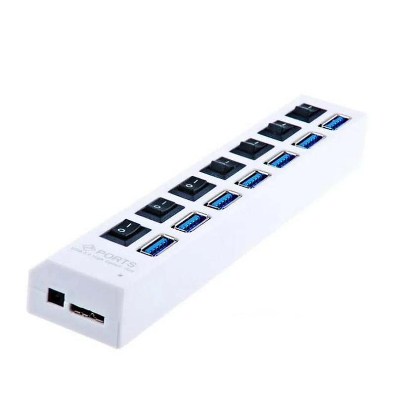 7 Порты и разъёмы usb концентратор с несколькими портами 3 0 Супер Скорость 5 Гбит/с