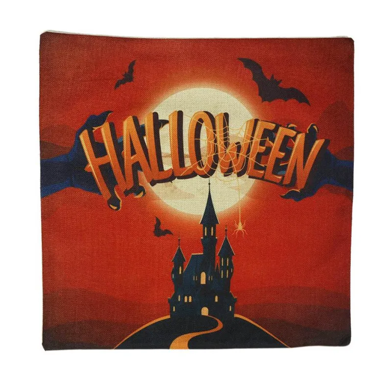 Наволочки для подушки Happy Halloween 45 см * наволочки дивана домашнего декора Прямая