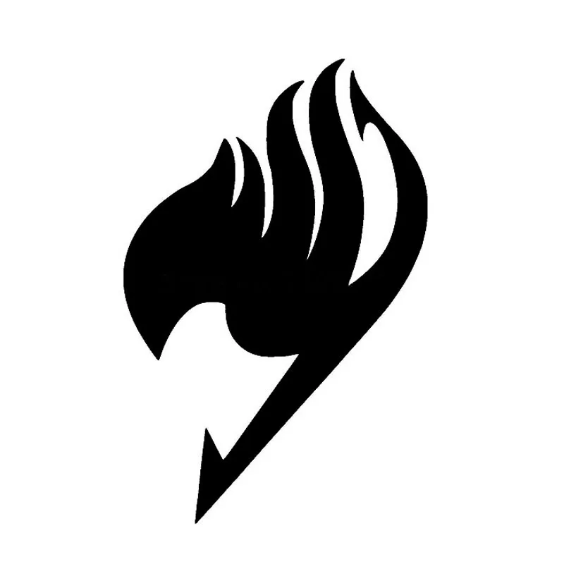 

HotMeiNi 12*6.6CM Fairy Tail Ba Elsa Car Stickers Cartoon Personalized Car Stickers And Decals Black/Sliver Etc. 13 colors
