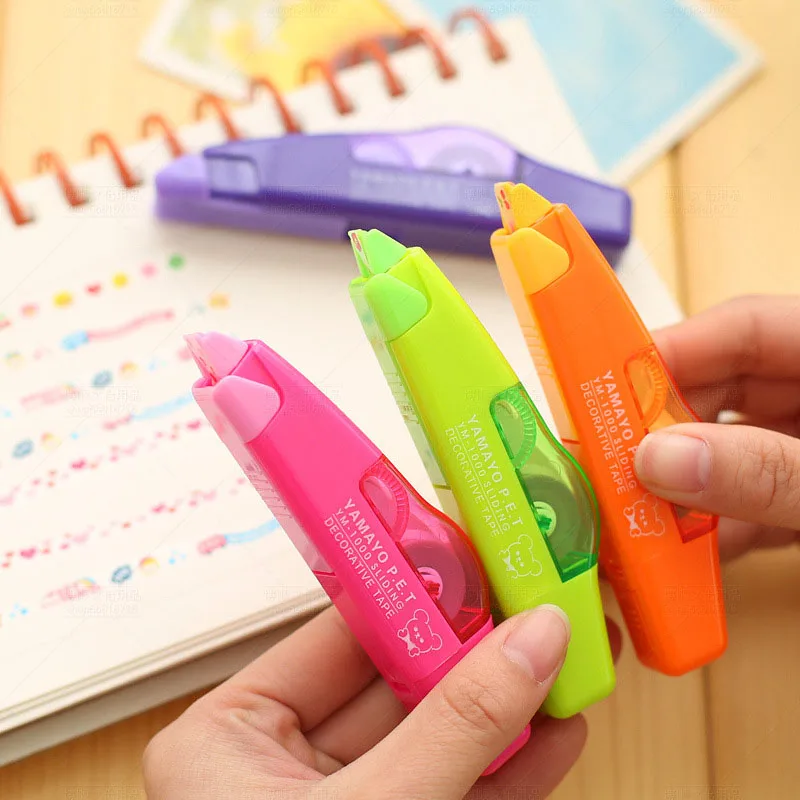 Новинка Школьный Канцтовары push декоративный милый мультфильм кружевной