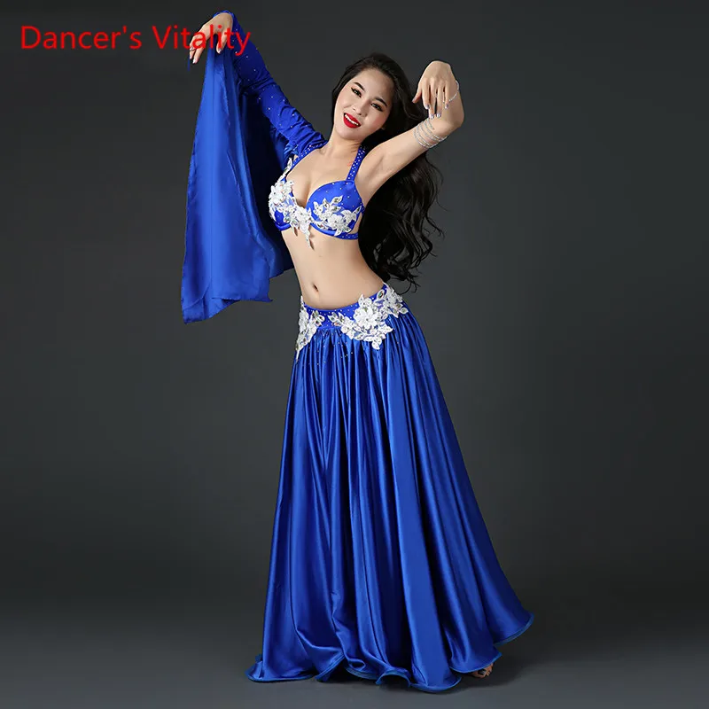 Женщины Профессиональный Костюм Танец Живота Роскошные Костюмы Bellydance