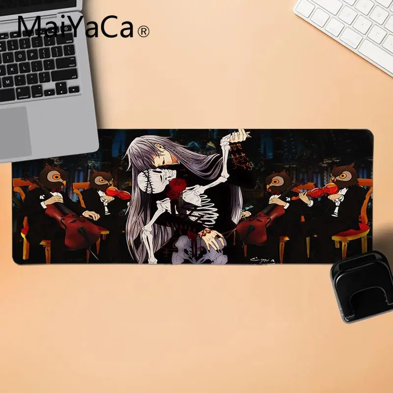 Прочный Коврик для мыши MaiYaCa с японским аниме Черный Дворецкий Kuroshitsuji коврик