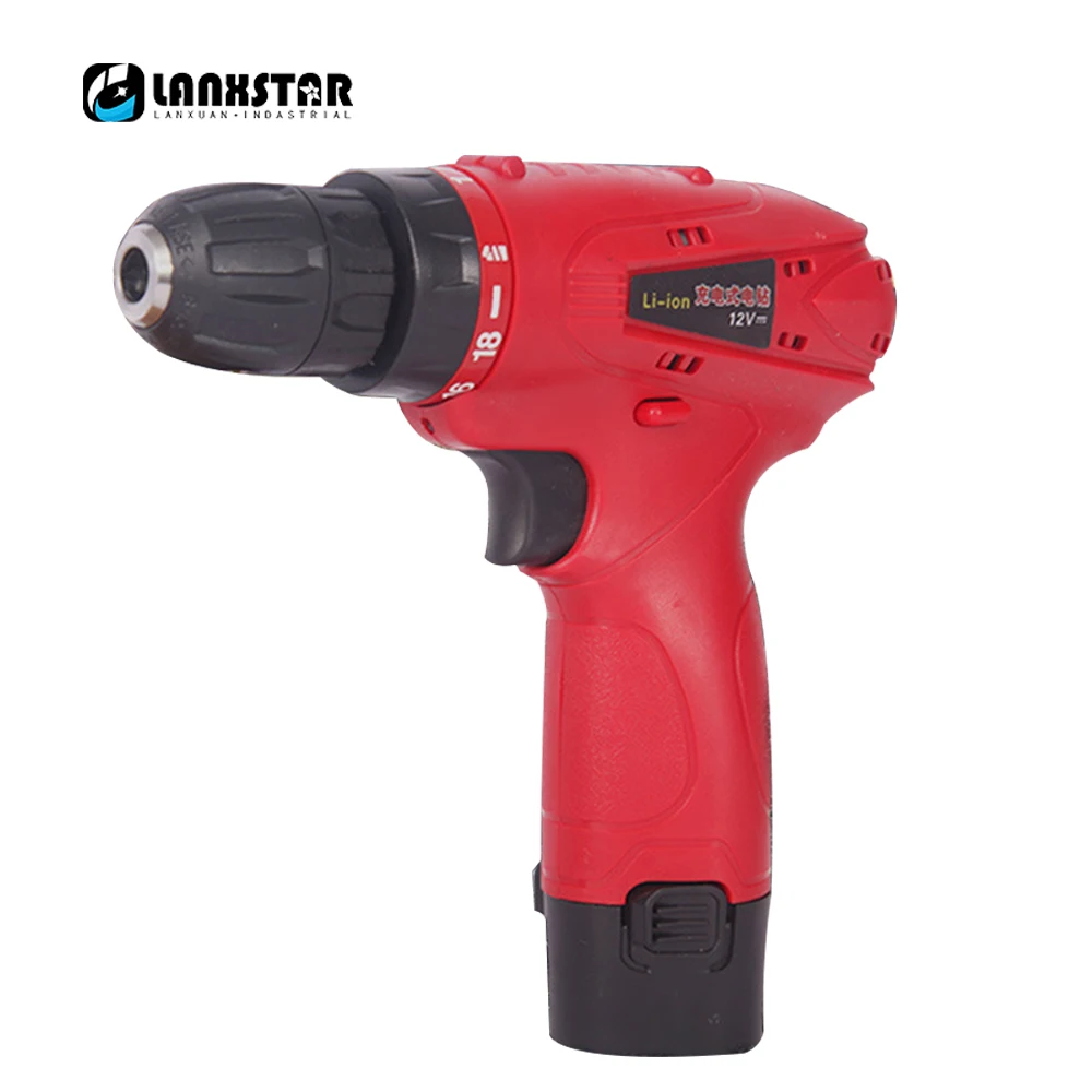 LANXSTAR 12v 16 8 v Беспроводная Ионная Аккумуляторная электрическая дрель батарея