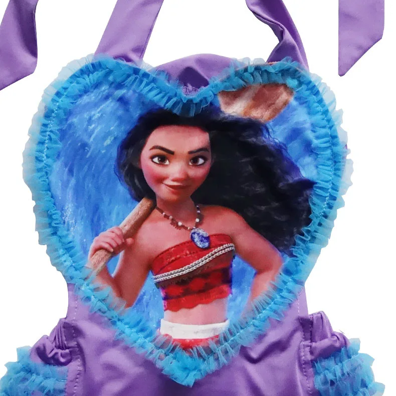 Girls Swimsuit Children Swimwear One-Piece Swimming dress Kids Summer Beach Wear Cartoon moana Swim Dress Child Bathing Suit | Детская