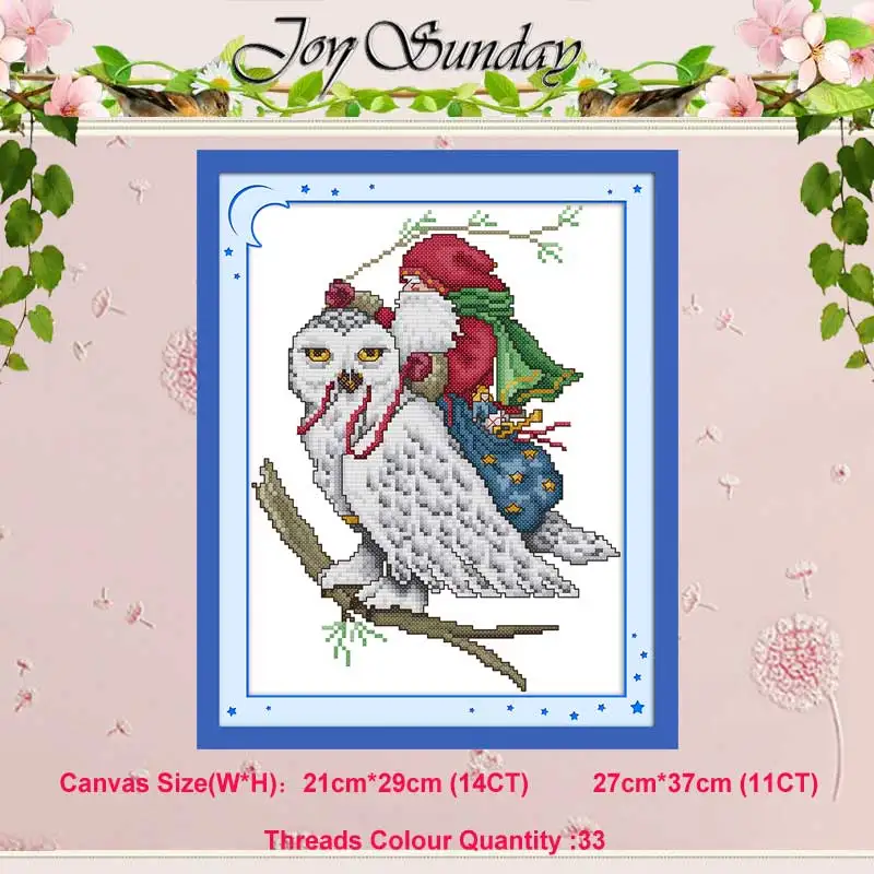 Santa Claus eagle Рождественский Кот, птица, сова, животные, вышивка крестиком, 11CT, 14CT, Набор для вышивки крестиком,, Набор для вышивания крестиком, вышивка, рукоделие - Цвет: Santa Claus eagle