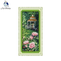 joy sunday scenery style like in heaven counted cross stitch sampler patterns home decoraction needle for cross stitch crafts