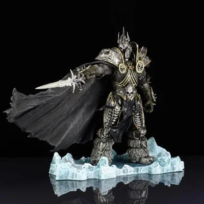 WOW RPG игра персонаж Артас менэтил король-лича фигурка могучий босс детская игрушка Коллекция 21 см высота