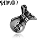 5 шт., бусины-шармы из нержавеющей стали 316l