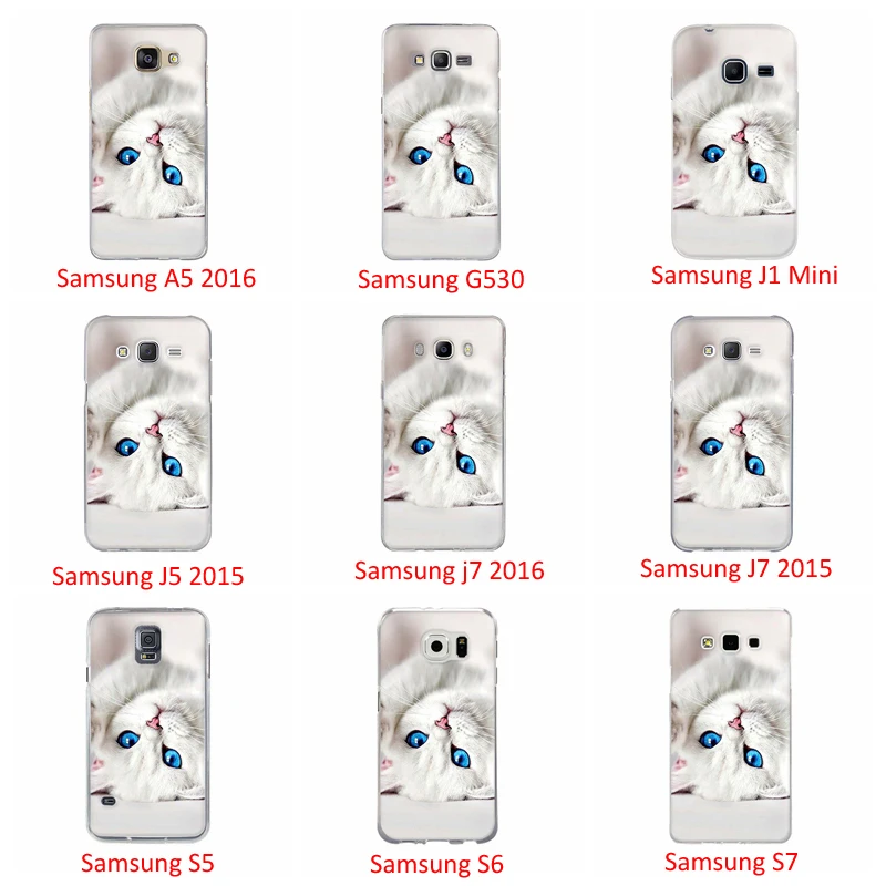Чехол для Samsung Galaxy A5 A3 A7 J3 J5 J7 2017 2016 J2 J1 Mini Prime силиконовый чехол из ТПУ милый S5 S6 S7 |