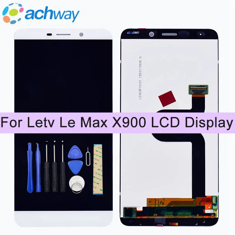 Белый/золотой ЖК дисплей для Letv Le Max X900 кодирующий преобразователь сенсорного