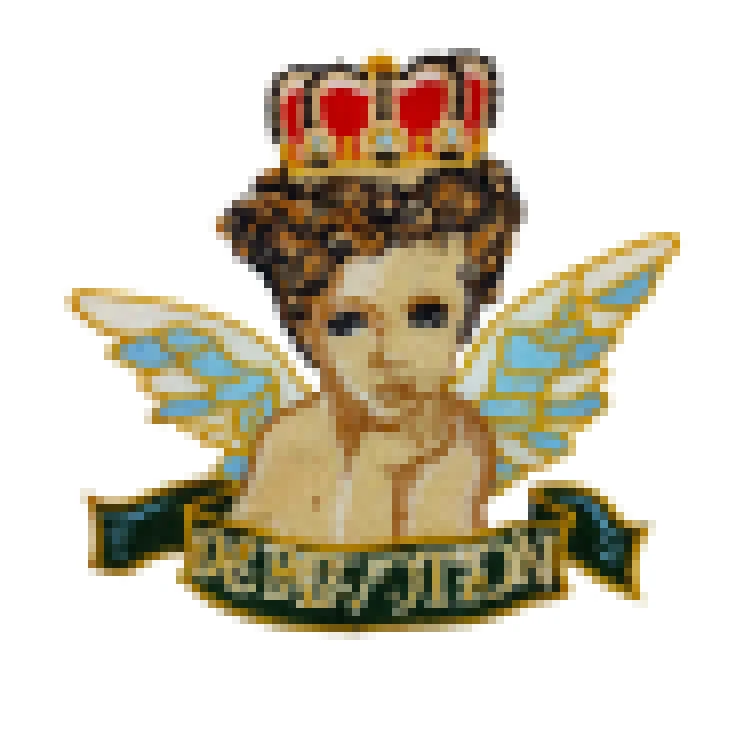 Большая вышивка фея Купидон Детская кукла крылья ангела аппликация родитель