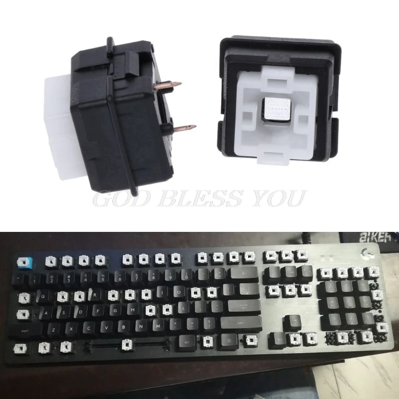 2 шт. оригинальный Romer G переключатель Axis для Logitech G910 G810 G413 K840 RGB клавиатура Прямая