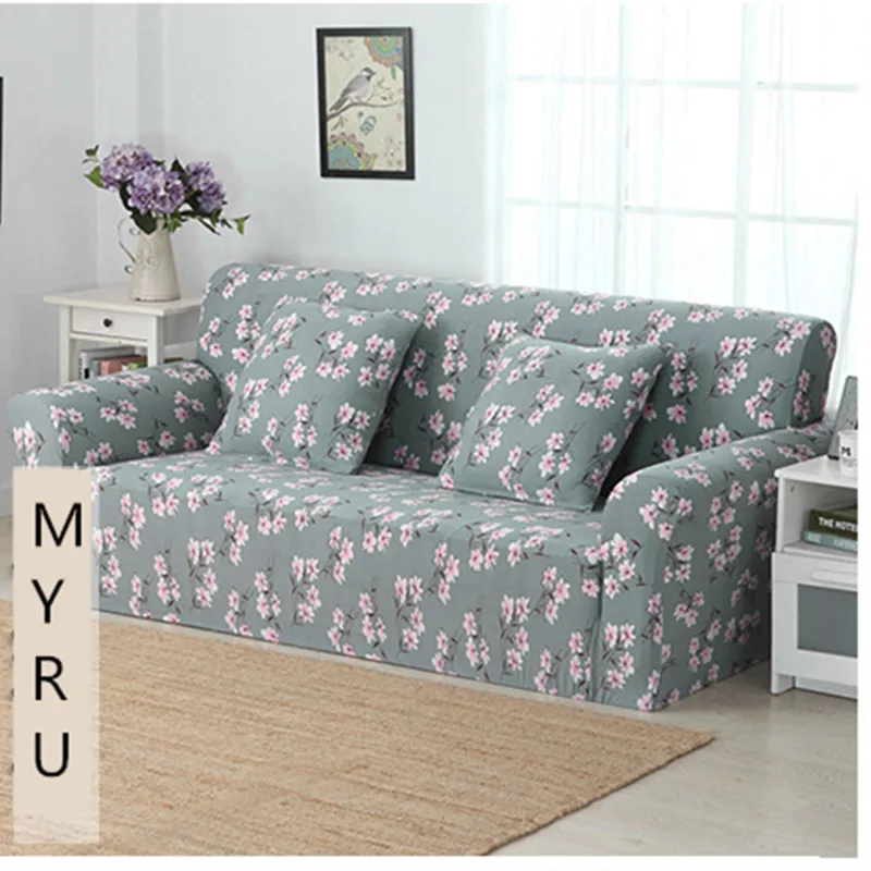 

Europe Flower Sofa Slipcovers Tight Wrap All-inclusive Slip-resistant Elastic Cubre Sofa Towel Corner Sofa Cover Couch Cover