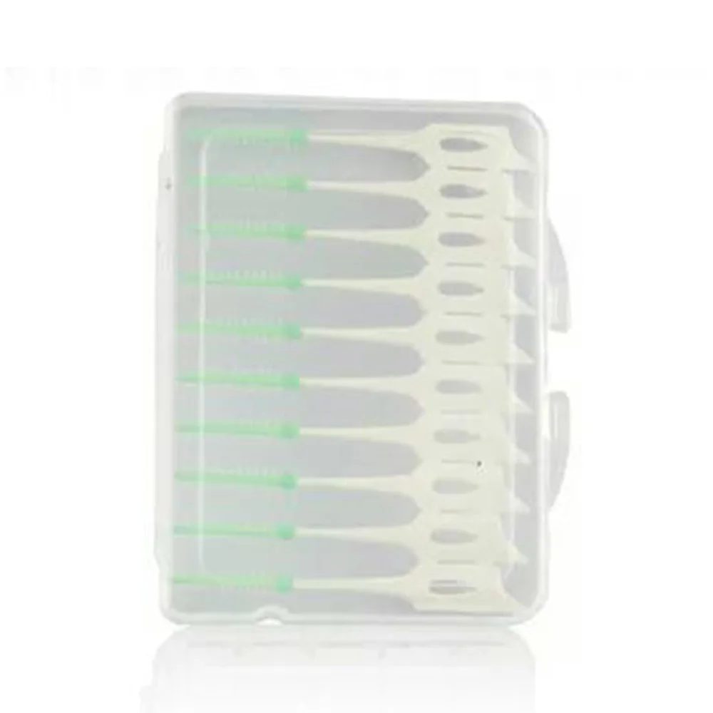 40 шт. межзубные зубные щетки эластичная Массажная жвачка зубочистка|Держатель