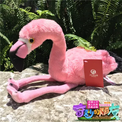 Красный Фламинго 19 см плюшевая игрушка кукла подарок d886|doll gift|toys giftplush toy doll |