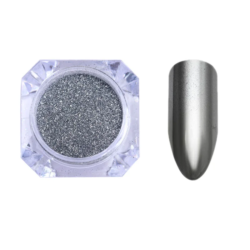 0.2g Pattern 19 Дизайн ногтей зеркальный пигмент порошок блеск для ногтей розовое золото силивер Сияющий хромированный порошок пыль пигмент украшение для УФ гель-лака - Цвет: 0.2g Pattern 19