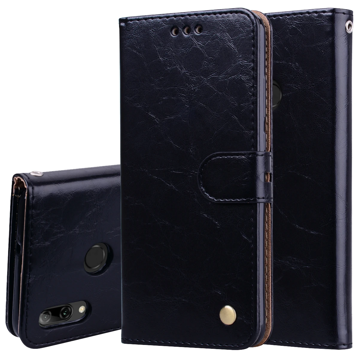 Leather Wallet Case For Huawei P Smart 2019 POT-LX1 LX2 LX3 Phone On FIG-LX1 Psmart Plus Silicon Cover | Мобильные телефоны и