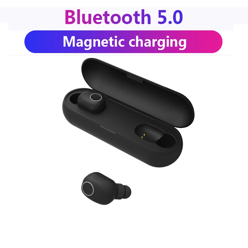 Беспроводные Bluetooth 5 0 наушники с зарядным устройством мини спортивные вкладыши