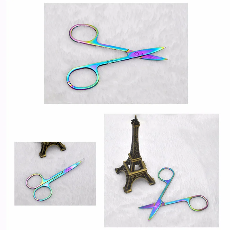 

Stainless Steel Sharp Tip Eyebrow Makeup Scissors Face Hair Trimming Tweezer Scissors Beauty Tool 789