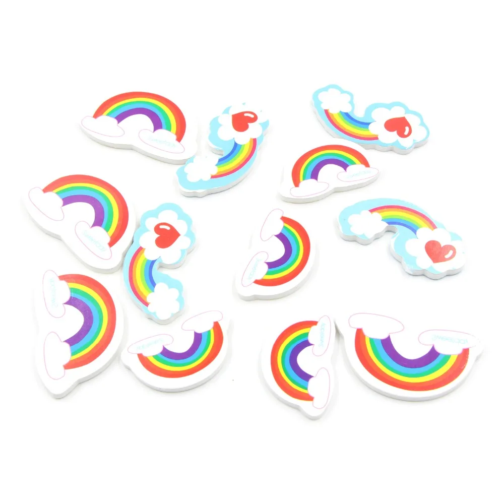 12 шт./компл. форма радуги фигурки для кекса украшения на день рождения декораторы