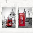 Плакаты на холсте с изображением известных зданий, Тадж-Ма, лондонского города, Биг-Бен, Пейзажа для гостиной, печать, Картина Настенная