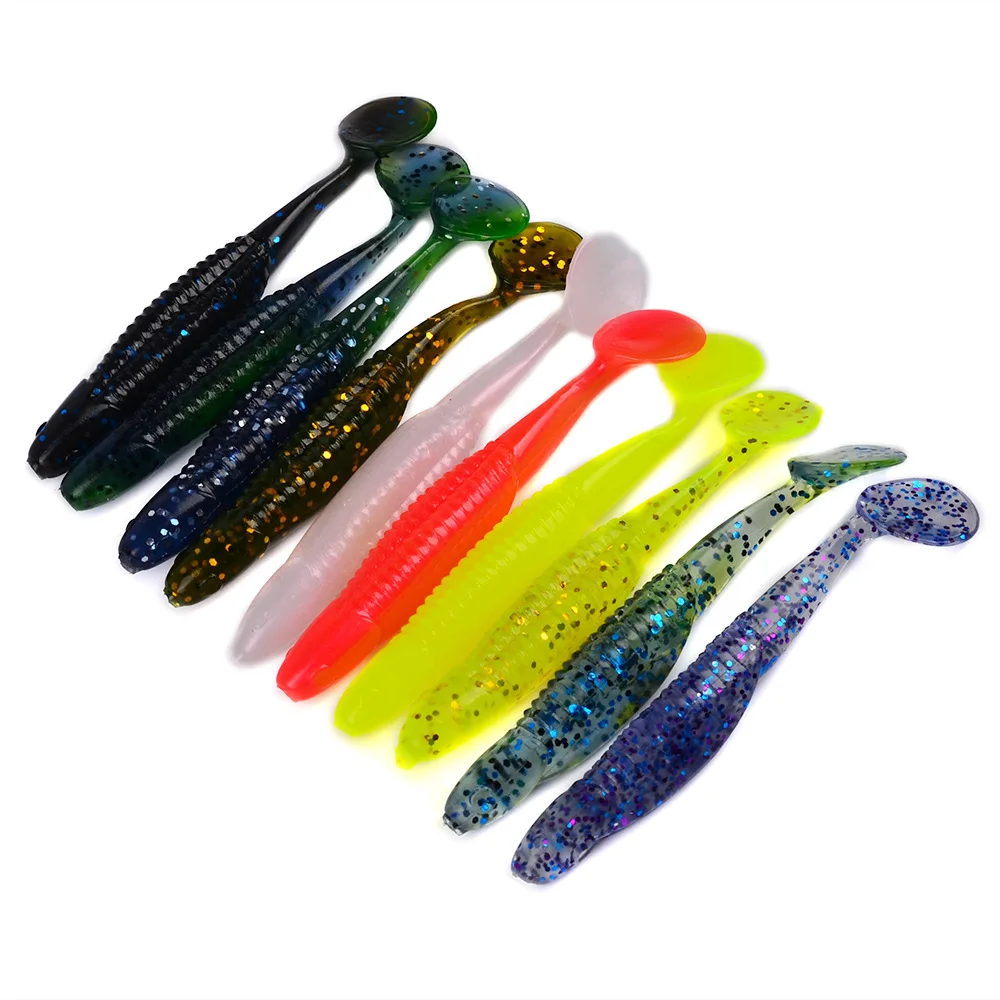 11cm/6g Handmade Soft Lure Fishing Bait 10 colors Tackle 10pcs Accessories LD-145 | Спорт и развлечения