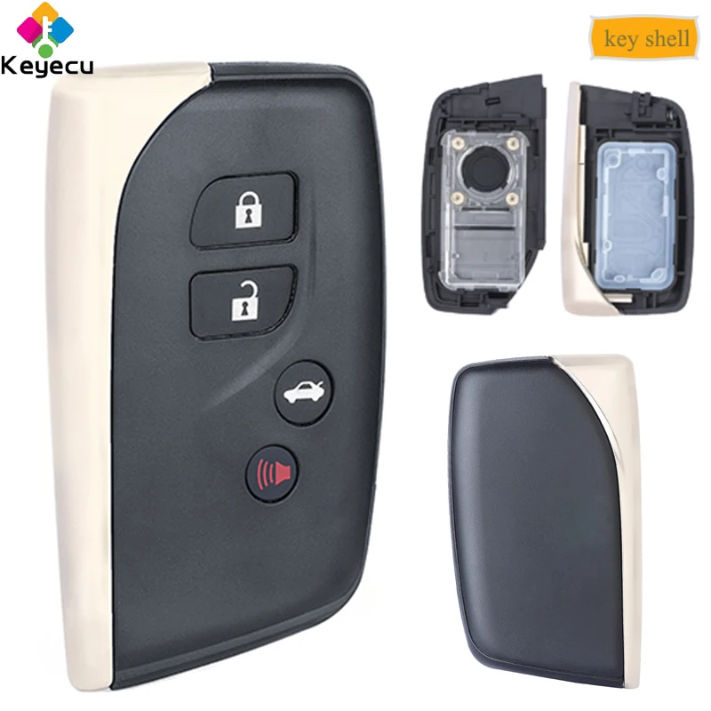 Запасной смарт-чехол KEYECU для автомобильного ключа дистанционного управления с 3 +
