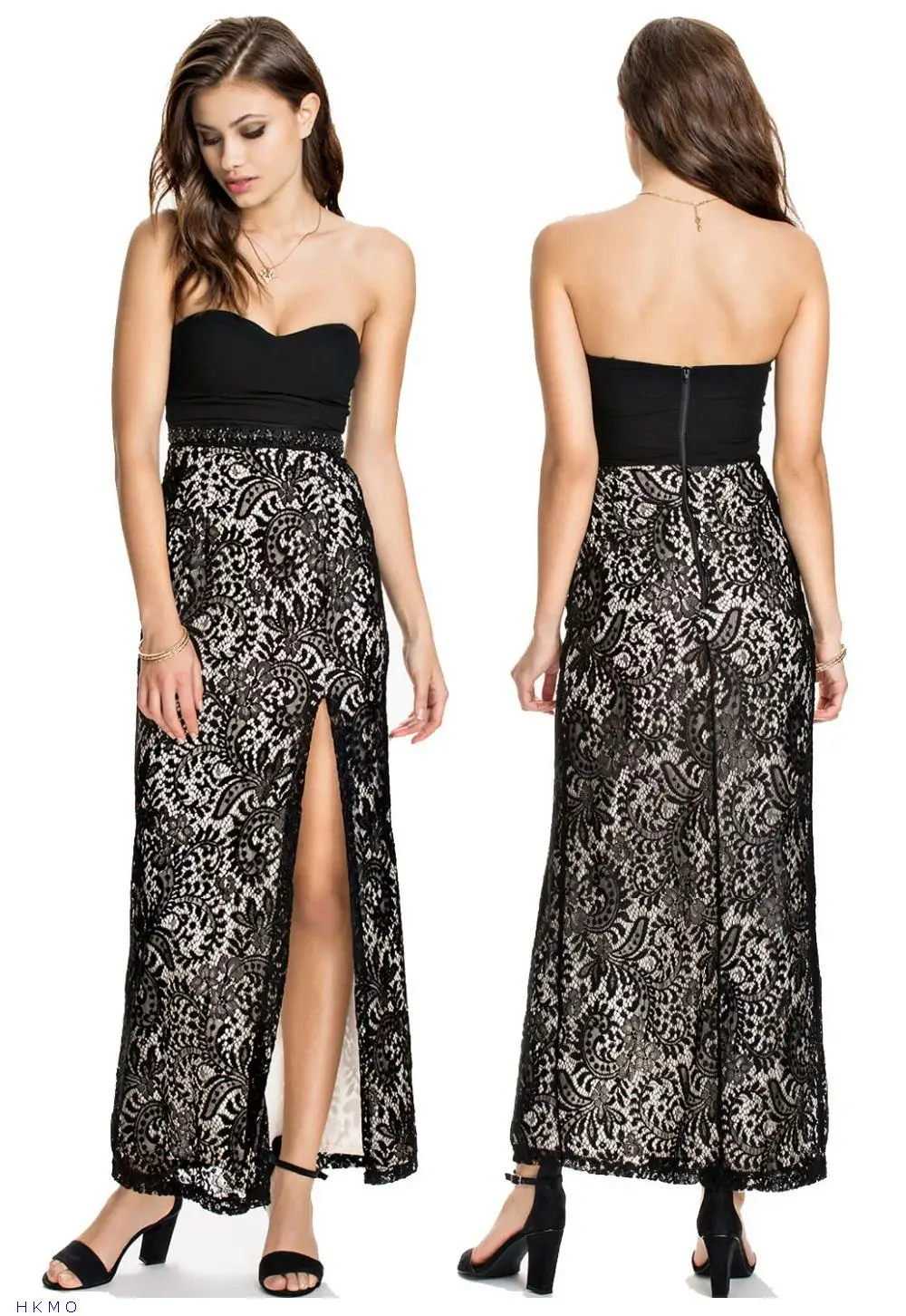 dear-lover roupas femininas vestido longo de renda Rhinestone Waistline Sweetheart Vintage Dress party gown LC6725 | Женская одежда