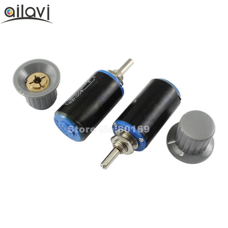 Фото 2Pcs/Lot 10K precision Multi Turn Potentiometer High Quality Adjustable 10 Turns Resitance Accessories With Knob Инструменты 2Pcs/Lot 10K precision Multi Turn Potentiometer High Quality Adjustable 10 Turns Resitance Accessories With Knob Инструменты