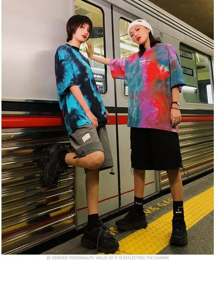 Harajuku, модная длинная футболка, женские свободные топы, крутая Одежда для танцев в стиле хип-хоп, женские топы, летняя футболка, уличная одежда