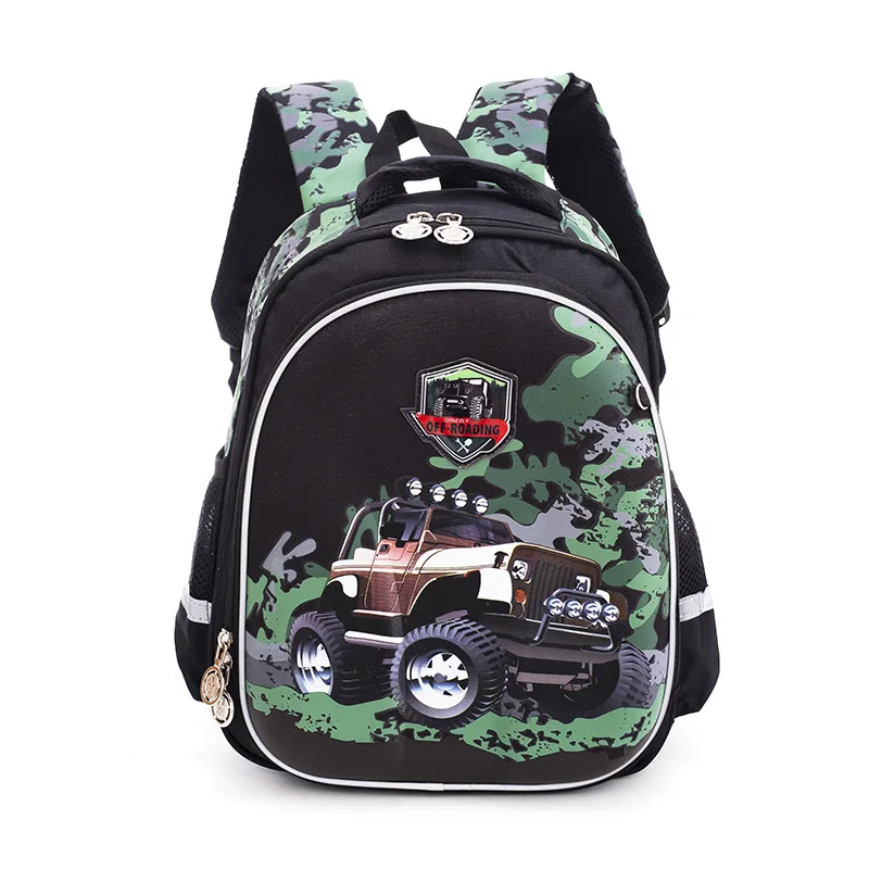 Детские рюкзаки с 3D автомобилем модные школьные сумки для мальчиков