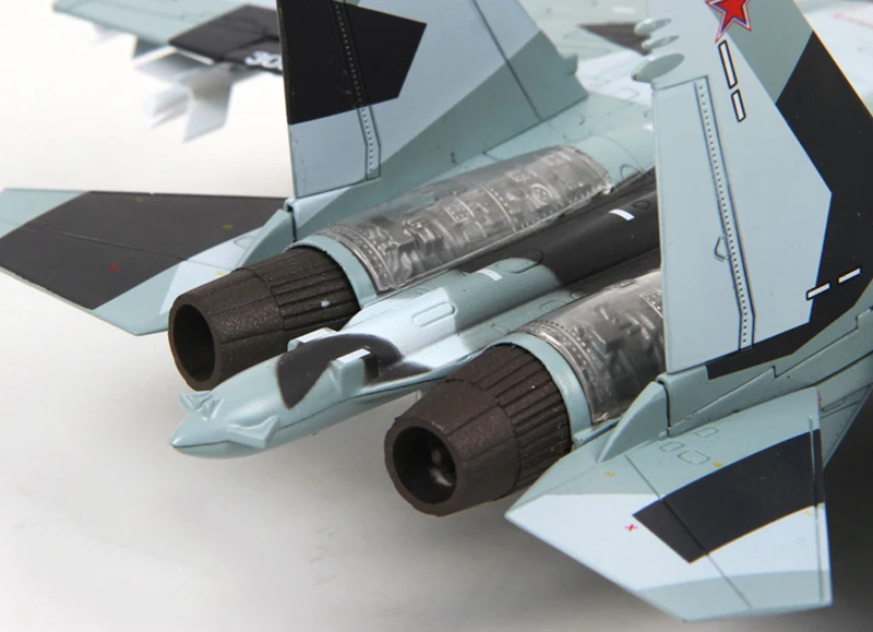 Для коллекции 35 см 1/72 Su35 самолет истребитель Su-35 России самолет сплав двигатель видимость ВВС модель вентиляторы детские игрушки подарок