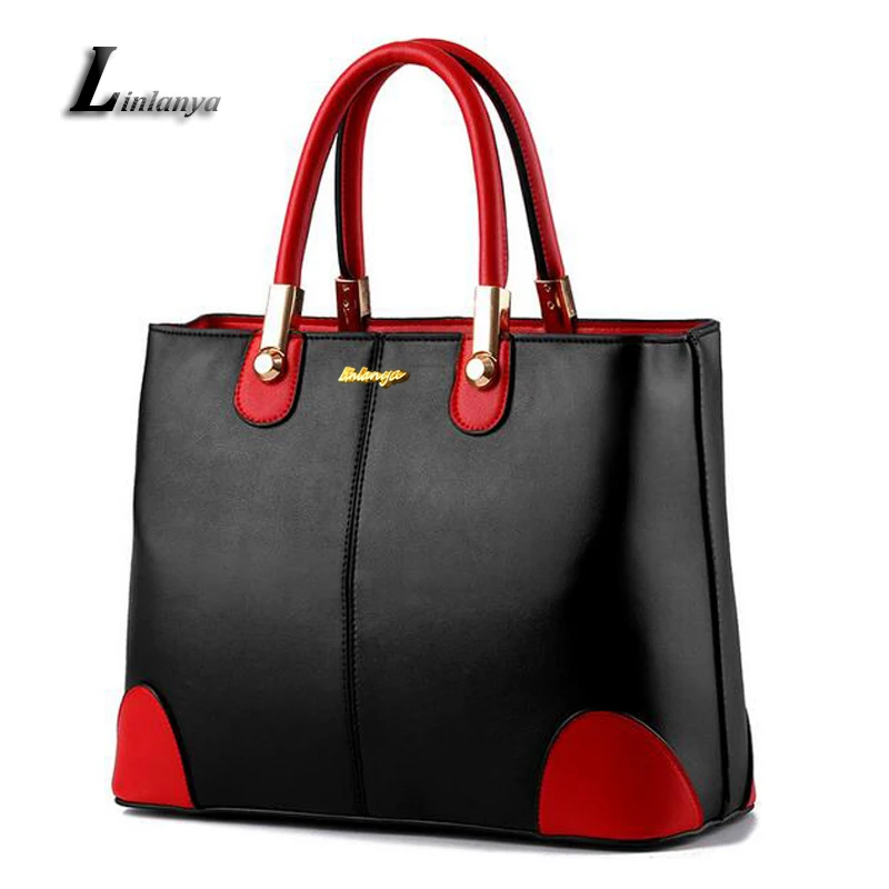 Красивые женские Сумки на плечо из искусственной кожи Tote для дамы мешок основной