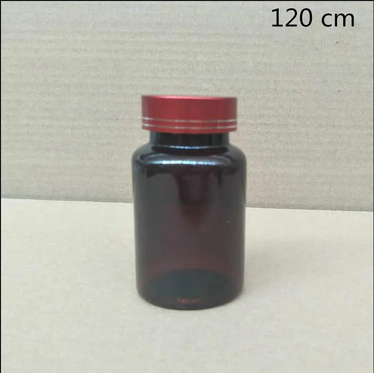 120 ml brown lid 60 120 мл g зеленый/синий/коричневый таблетки Пластиковые Упаковочные бутылки образец порошка пустые косметические контейнеры 50 шт в розницу - Цвет: 120 ml brown lid