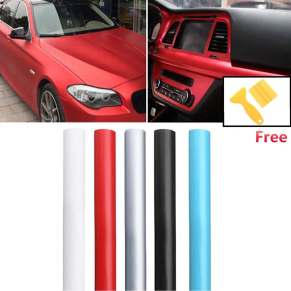 Новый DIY ПВХ матовый стикер для кузова автомобиля самоклеющийся
